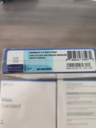 Microsoft Visio Standard 2019 Retail Box D86-05829 - Picture 3 of 4