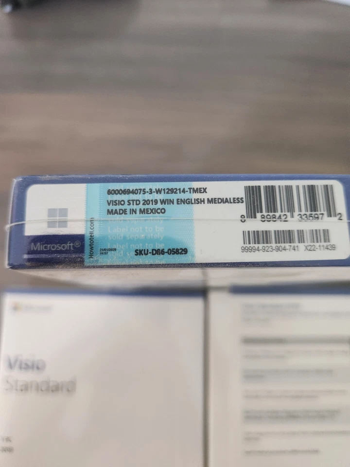 Microsoft Visio Standard 2019 Retail Box D86-05829 - Image 3 of 4