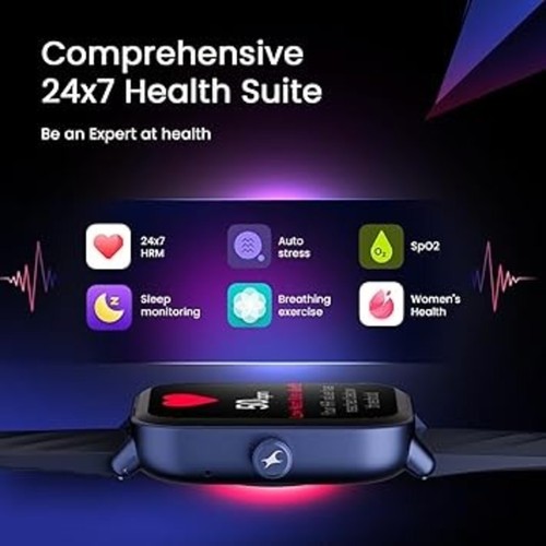 Fastrack Limitless Glide Smartwatch HD Display BT Call 85+ Sports Black - Picture 4 of 5