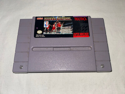 Tecmo Super NBA Basketball SNES - US NTSC - Super Nintendo - Modul