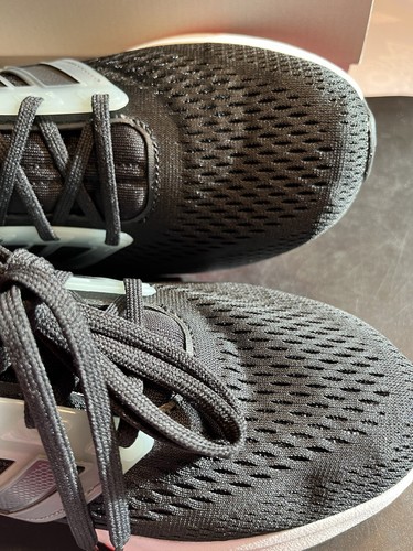 NIB Adidas EQ21 Run Running Shoes Sneakers Black Grey Gray White GZ0604 Men 10.5 - Picture 13 of 17