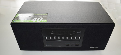 Muse M-680 BTC Stereo Bluetooth Speaker FM Radio MP3 USB AUX CD No Remote - Picture 6 of 9