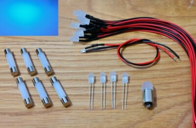 Sansui 9090DB 990DB receiver replacement LED lamps bulbs lights kit set BLUE