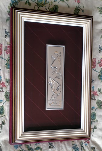 Ottaviani quadro lamina argento 925 cm 41x27 con vetro cornice e scatola - Foto 3 di 24