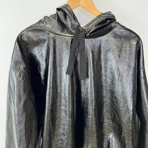 Asos Jacket Men Large Hood Lightweight Shiny Coat Work Party Hip Hype Core No - Picture 3 of 12