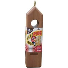C S 100214395 Wooden Suet Plug Wild Bird Feeder