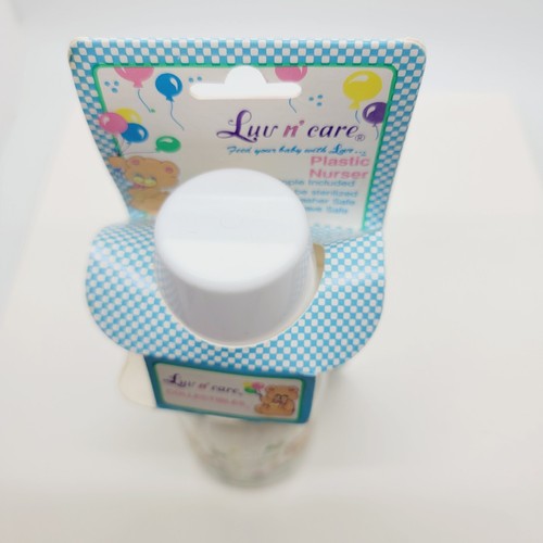 Vintage Rare Luv ‘n Care Baby Bottles/Nursers 4 oz Bear Theme w/1 Nipple - Picture 12 of 14