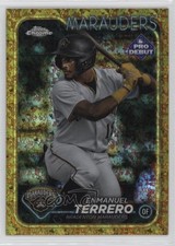 2024 Topps Pro Debut Chrome Gold Mini-Diamond Refractor /50 Enmanuel Terrero sc8