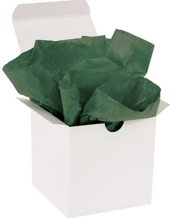 20 x 30" Evergreen Gift Grade Tissue Paper-Case of 480 Sheets