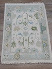 Bohemian Oushak Rug, Oushak Turkish Rug, Hand Made Contemporary Rug, 2x3 Ft — photo 2