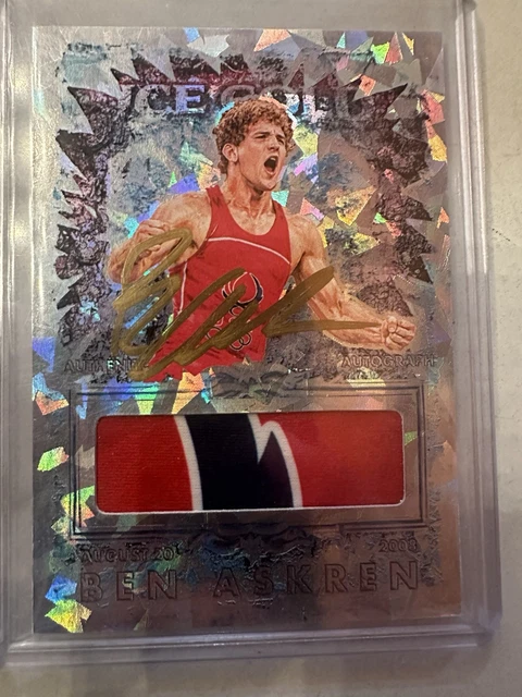 Ben Askren Patch Auto /26 RAF Wrestling Trading Card