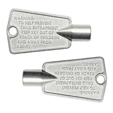 Freezer Door Keys - Fits Frigidaire, Kenmore, GE - Replaces AP4301346, Pack of 2