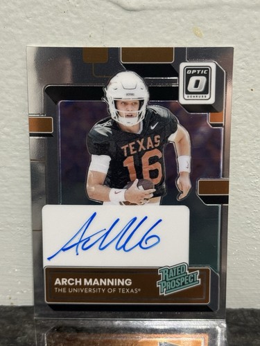 Arch Manning 2023-24 Chronicles Donruss Optic Draft Picks Rated Rookie Auto SP!