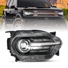 For 2021-2024 Ford Bronco Sport w/o LED Signature Projector Headlight Right RH