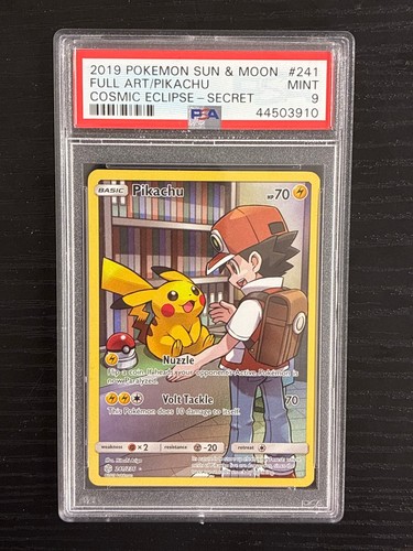 Pikachu graded PSA 9 for sale on eBay