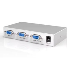 NEW 2/4 Port VGA/SVGA/XGA HD Video Splitter PC Laptop to TV LCD Monitor Display