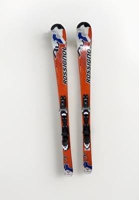 Rossignol Avenger AV 130cm Junior Skis with Rossignol Comp J Bindings - Red