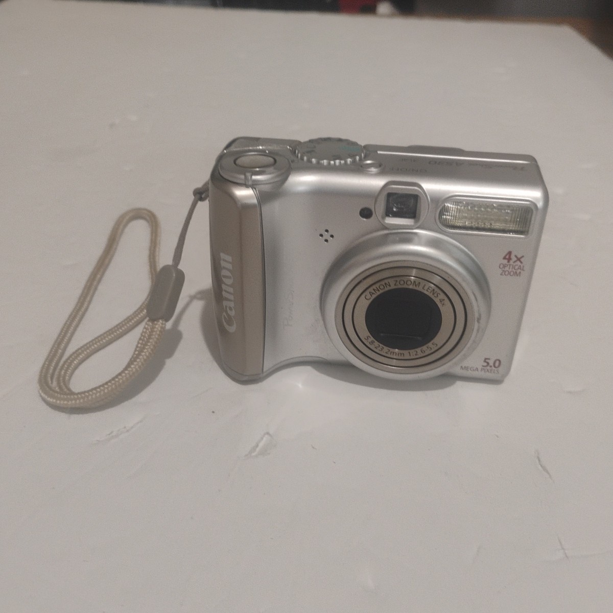 Canon PowerShot A530 PC1184 5mp 4x Optical Zoom Silver Digital 