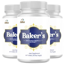 Baker's- Men's Health & Bodybuilding- 3 Bottles- 180 Tablets