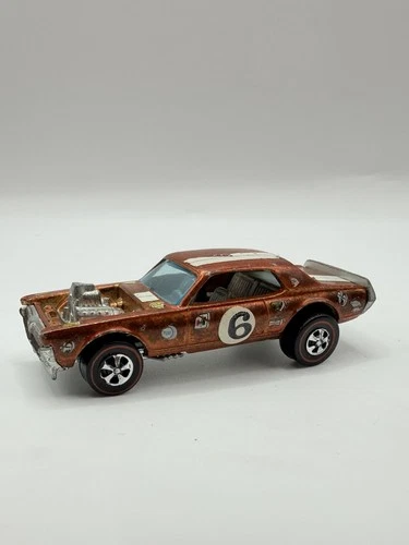 Vintage Hot Wheels Redline Diecast Car 1969 Nitty Gritty Kitty Mercury Cougar
