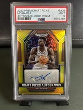 2023 Prizm Draft Picks Mo Bamba Autograph Gold Prizm /10