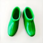 Vintage 1966 TNT Barbie Francie Skipper Green Ankle Boots Japan Mattel