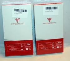 2X Dragonhawk EXTREME TATTOO EX-II Cartridge 20 Sterilized Pcs each NEW