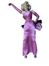 Franklin Heirloom 19" Marilyn Monroe Porcelain Doll Gentlemen Prefer Blondes