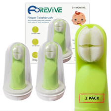 Finger Tooth Brushing Baby, Silicone Soft Baby Toothbrush 12 Months and Up, Newb
