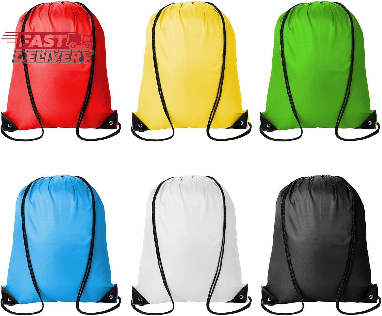 S Bulk String Bag Cinch Sack Pack Storage Knapsack Polye