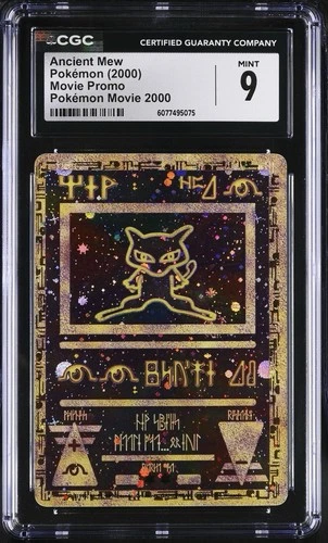 Pokémon Ancient Mew 1 Movie 2000 Promo Holo CGC 9 Pokémon TCG English
