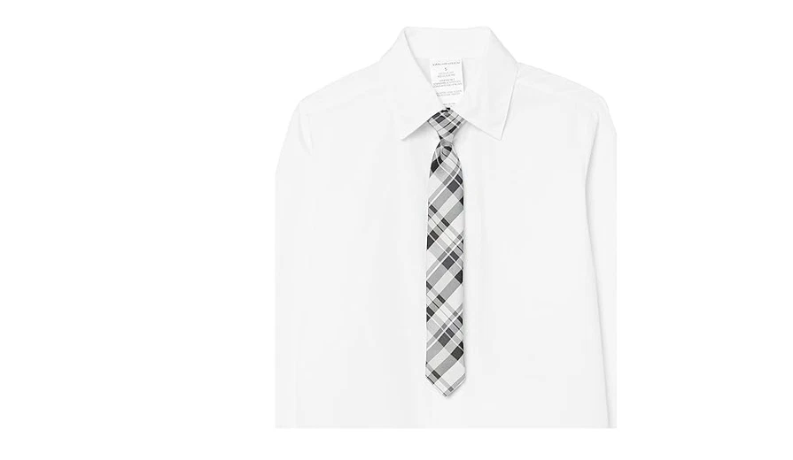 Conjunto de traje formal de 4 piezas para niños Van Heusen, chaleco, pantalones, camisa de vestir con cuello, 5 Foto 2 de 4