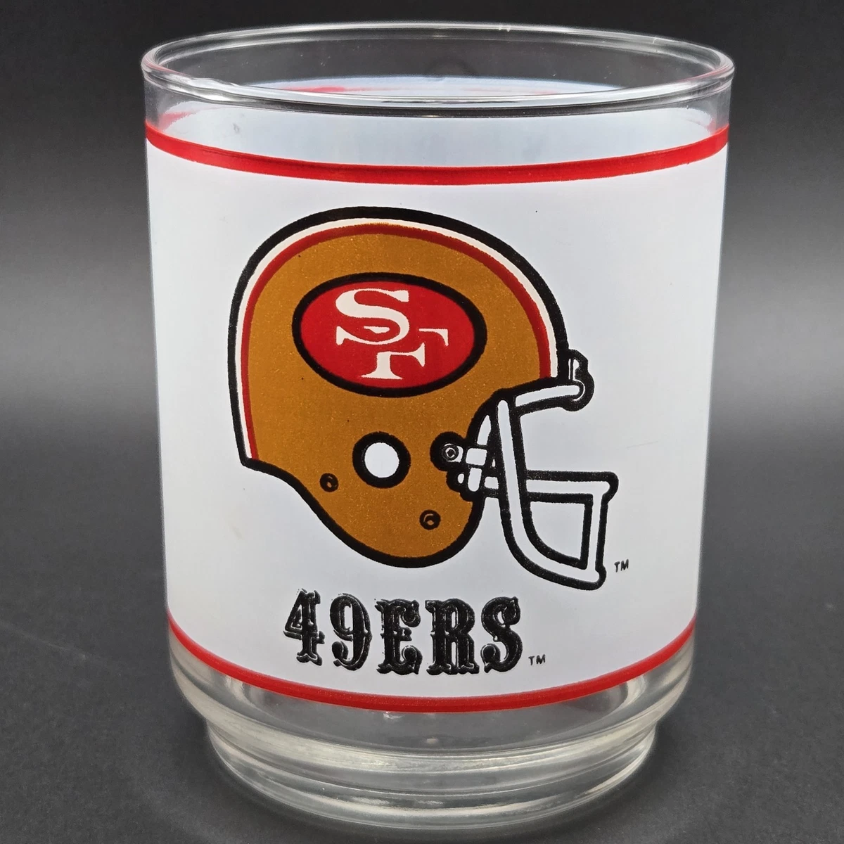 San Francisco 49ers 8-12 oz Sports Fan Glasses for sale | eBay