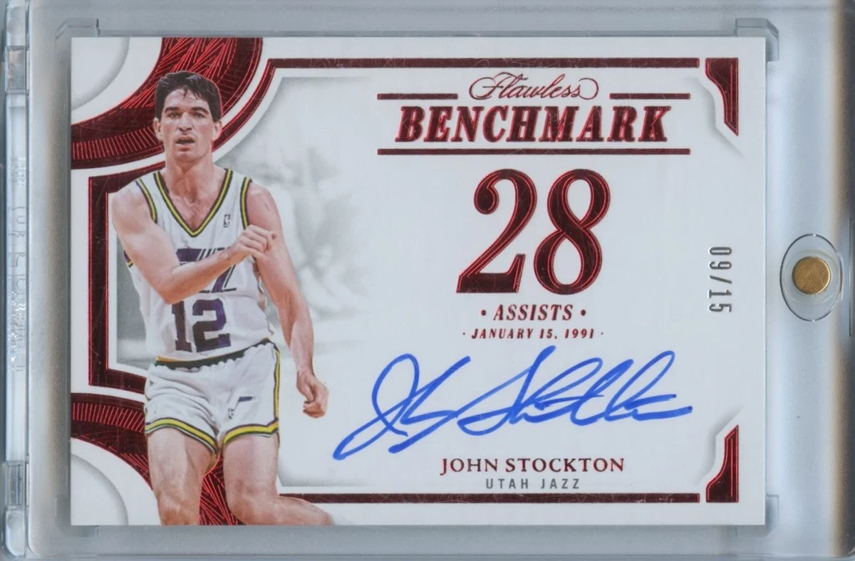 John Stockton Basketball Autographed Sports Trading Cards John Stockton Basketball Autographed Sports Trading Cards