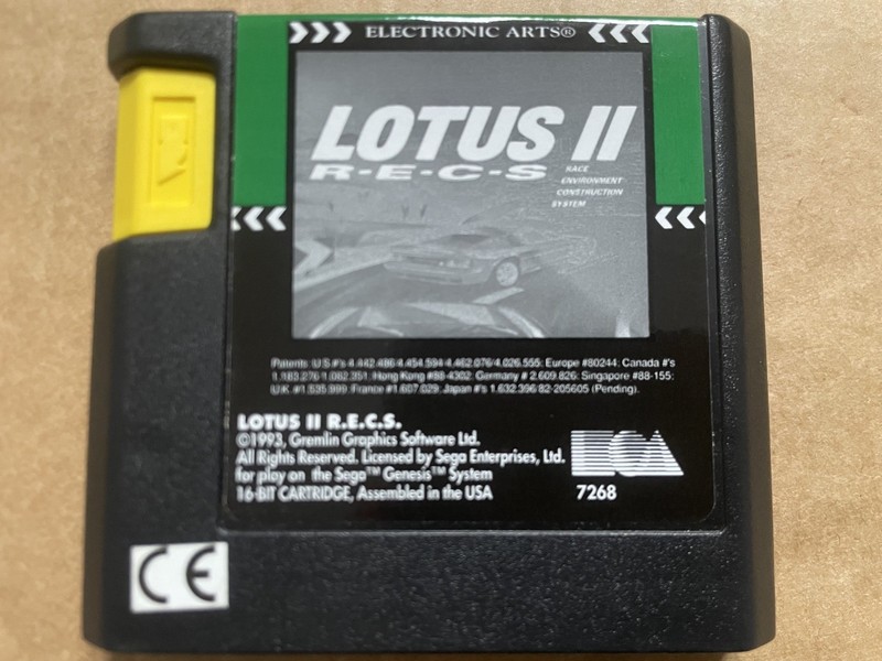 Sega Mega Drive Lotus Turbo Challenge Pal Version Tested Fast Despatch Next Day
