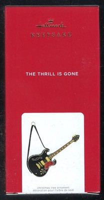 Hallmark 2021 The Thrill Is Gone Tomco Guitar B.B. King Musical Ornament