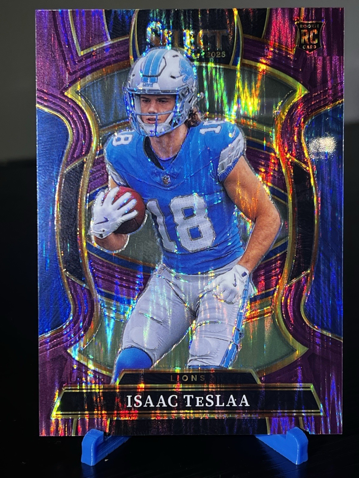 2025 Panini Select - Concourse Isaac Teslaa #70 Purple Shock /699 (RC)