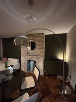 CHROME ARCH FLOOR LAMP