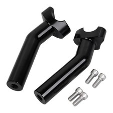 6.5 Black Pullback Handlebar Riser For Harley...