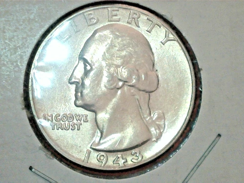 Lot of 6 Washington Silver Quarters - UNC