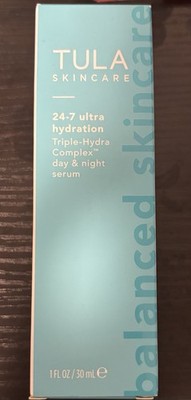 Tula Skincare 24-7 Ultra Hydration Triple-Hydra Complex Day & Night Serum 1 oz