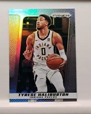 Tyrese Haliburton Silver Prizm SP - 2024-25 Panini Prizm Deca #18