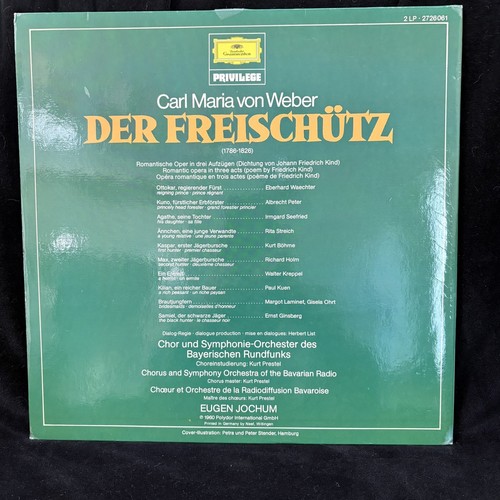 WEBER Der Freischutz - JOCHUM, Seefried, Streich - DG ST 2LP germany NM - Picture 2 of 5