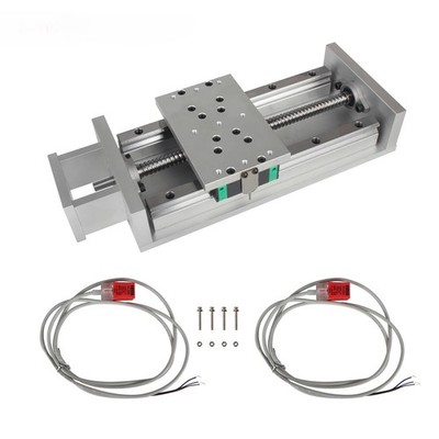 【EU】150mm Width ZBX150 100 200MM CNC Z axis Linear Guide Motion Actuator Table 