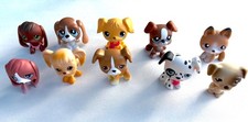 Hasbro LPS Littlest Pet Shop Dog Lot, 10pcs, Authentic Collectible Pets