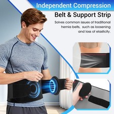 Umbilical Hernia Belt for Women and Men Abdominal Binder with Hernia Support Pad
