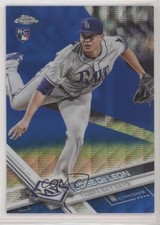 2017 Topps Chrome Blue Wave Refractor 9/75 Jose De Leon #77 3w8