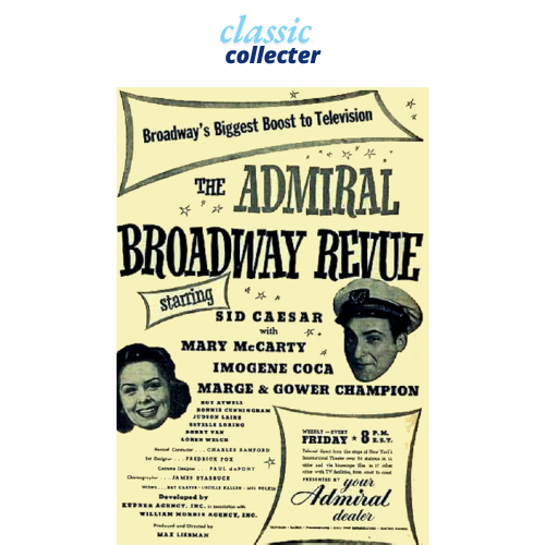 Admiral Broadway Revue (1949) Rare Classic TV DVD – 13 Episodes – Vintage Variet - Imagen 1 de 14