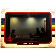 2023 Zerocool Netflix Stranger Things Season 4 Base Card #49 I DON'T KNOW