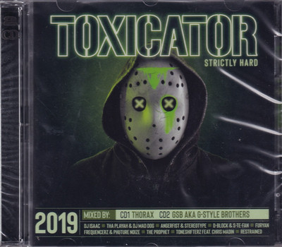 Hardstyle Hardcore Toxicator 2019 2CD Mixed by Thorax GSB NEU OVP Sealed #K2550